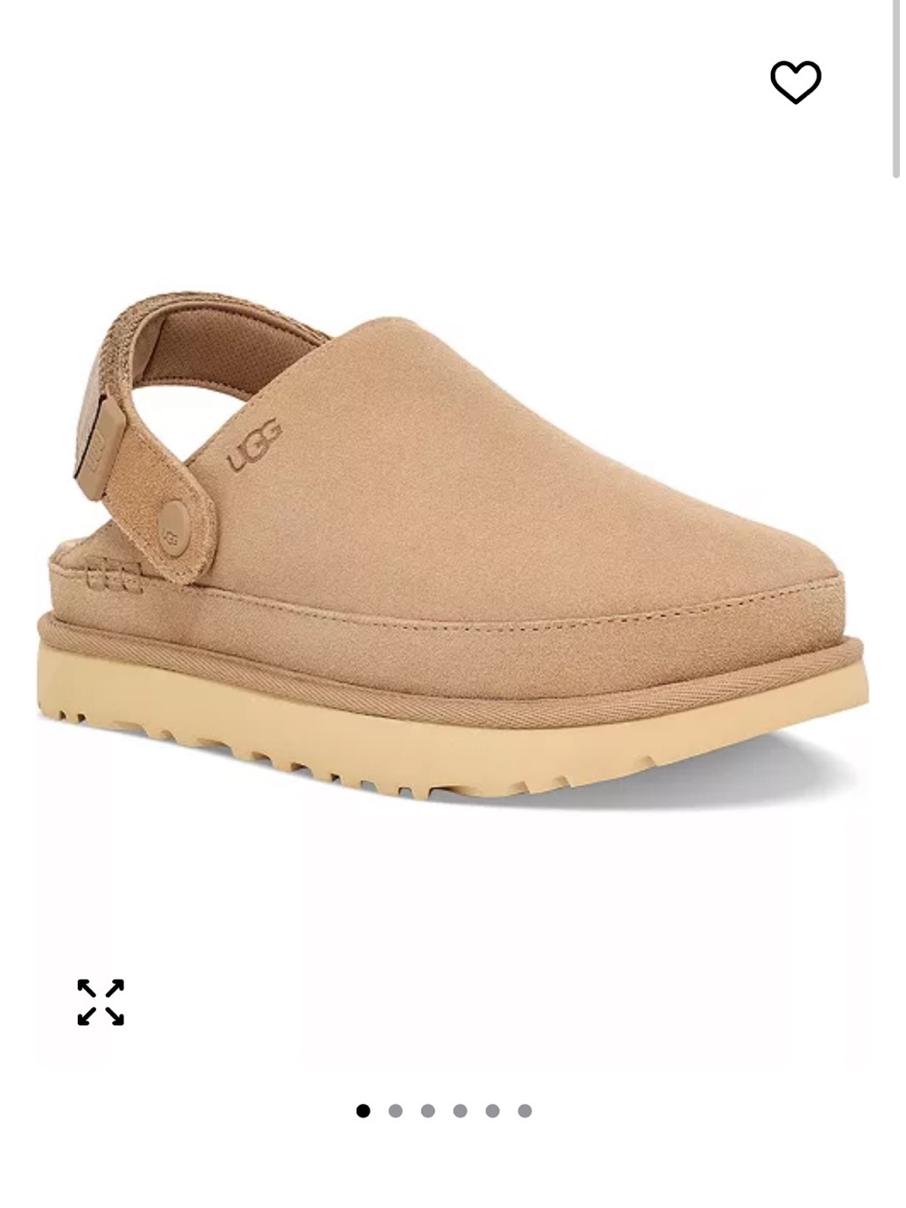 UGG Goldstar Slingback Clogs